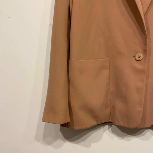 Theory Pink Unstructured Blazer Size 12 - Picture 2 of 6